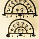 shop  Wrought Iron ~ Trible Wall Hanging Lamp Holder