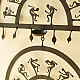 shop  Wrought Iron ~ Trible Wall Hanging Lamp Holder