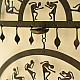 shop  Wrought Iron ~ Trible Wall Hanging Lamp Holder