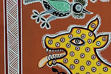 Mandana Art - Painting  | Fox ( 11 x 14 inch)