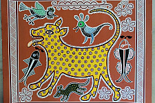 Mandana Art - Painting  | Fox ( 11 x 14 inch)