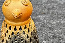 Terracotta Tales | Pottery Art ~ Straight Sparrow T Light Holder extra