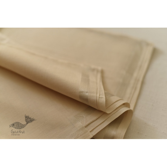 handloom cotton dhoti khes Cotton + Matka Silk