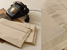 Damodar . दामोदर  ✹ Handloom Dhoti Khes - Cotton + Matka Silk - Off White