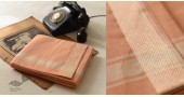 handloom Peach Color cotton dhoti khes Cotton + Matka Silk