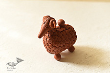 Maati Ka Kaam | Terracotta - Sheep Piggy Bank