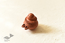 Maati Ka Kaam | Terracotta - Diya With Incense Stick Stand