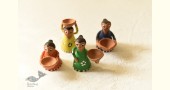 Shop Terracotta Handmade Clay Dolls (Set of Four)