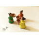 Shop Terracotta Handmade Clay Dolls (Set of Three)