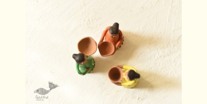 Maati Ka Kaam | Terracotta - Clay Dolls (Set of Three)
