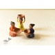 Shop Terracotta Handmade Clay Dolls (Set of Three)