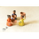 Shop Terracotta Handmade Clay Dolls (Set of Three)