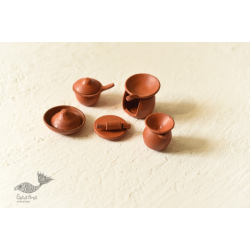 Maati Ka Kaam | Terracotta - Miniature Kitchen Set ( Set of 10 Pieces )