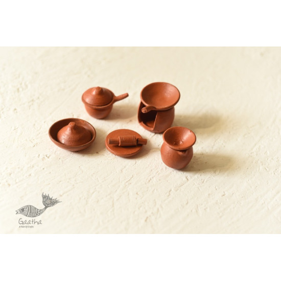 Shop Terracotta Handmade Clay - Miniature Kitchen Set