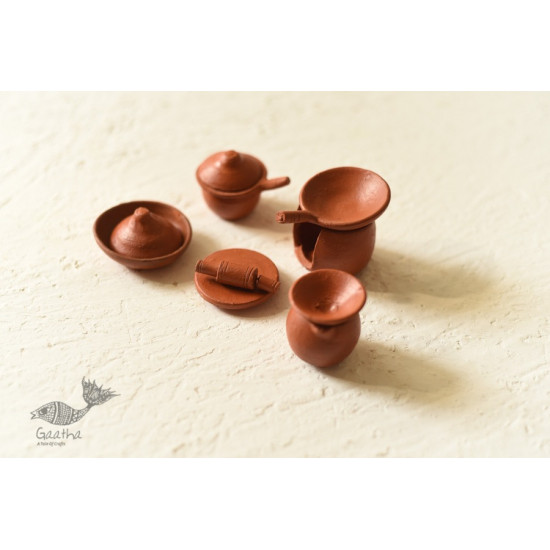 Shop Terracotta Handmade Clay - Miniature Kitchen Set