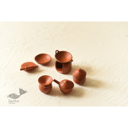 Maati Ka Kaam | Terracotta - Miniature Kitchen Set ( Set of 11 Pieces )