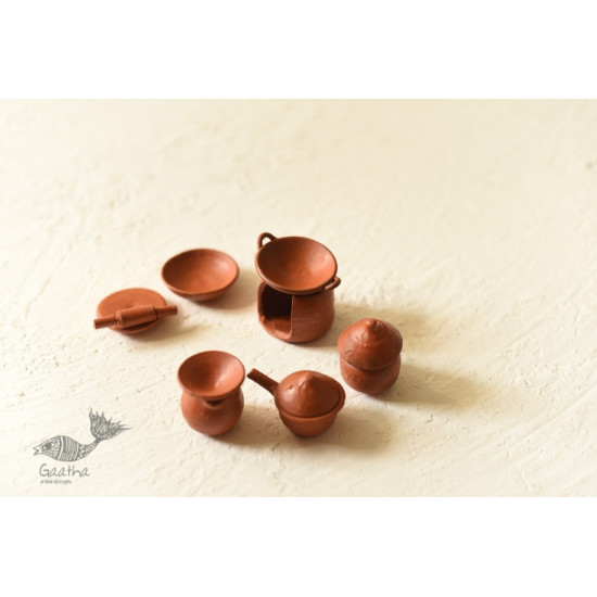 Shop Terracotta Handmade Clay - Miniature Kitchen Set