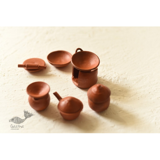 Shop Terracotta Handmade Clay - Miniature Kitchen Set