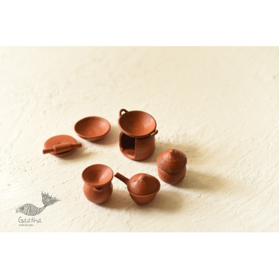 Shop Terracotta Handmade Clay - Miniature Kitchen Set