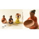 Shop Terracotta Handmade Clay Dolls (Set of Three)