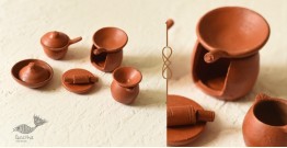 Maati Ka Kaam | Terracotta - Miniature Kitchen Set ( Set of 10 Pieces )
