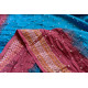 summer special Cotton Bandhani blue-pink Saree