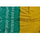 summer special Cotton Bandhani Green-Yellow Saree