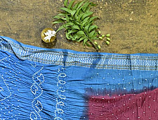 Nianboli . निंबोली ❂ Cotton Bandhani Saree ❂ 10