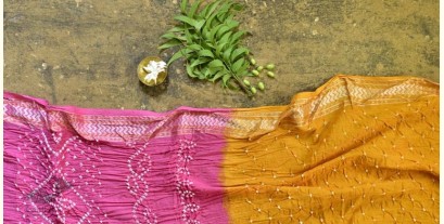 Nianboli . निंबोली ❂ Cotton Bandhani Saree ❂ 11