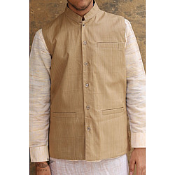 Swavalamban ◉ Handwoven ◉ Cotton Koti / Jacket - 16