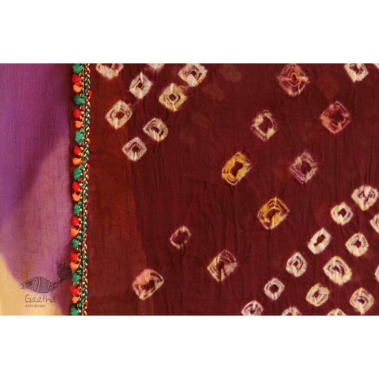 ओढ़नी ❈ Bandhani Cotton Dupatta ❈ 12