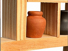 Terracotta Tales | Terracotta Pottery Art - Miniature Wall Art Frame - A