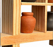 Terracotta Tales | Terracotta Pottery Art - Miniature Wall Art Frame - A