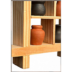 Terracotta Tales | Terracotta Pottery Art - Miniature Wall Art Frame - A