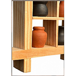 Terracotta Tales | Terracotta Pottery Art - Miniature Wall Art Frame - A