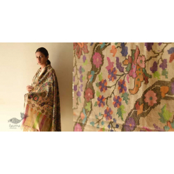 Gul - Kani Handwoven ~ Pure Pashmina Wool Kashmiri Shawl 15