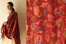Gul - Kani Pashmina Wool Shawl (Handspun Handwoven)