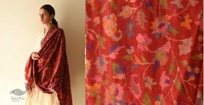 Gul - Kani Pashmina Wool Shawl (Handspun Handwoven)