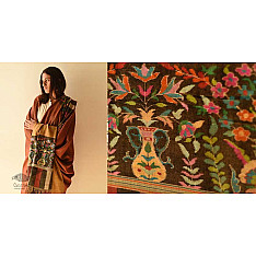 Gul - Kashmiri Handwoven Kani | Pure Pashmina unisex Shawl (Reversible)
