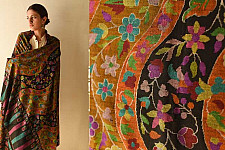 Gul - Kashmiri Kani Shawl 100% Pure Pashmina 