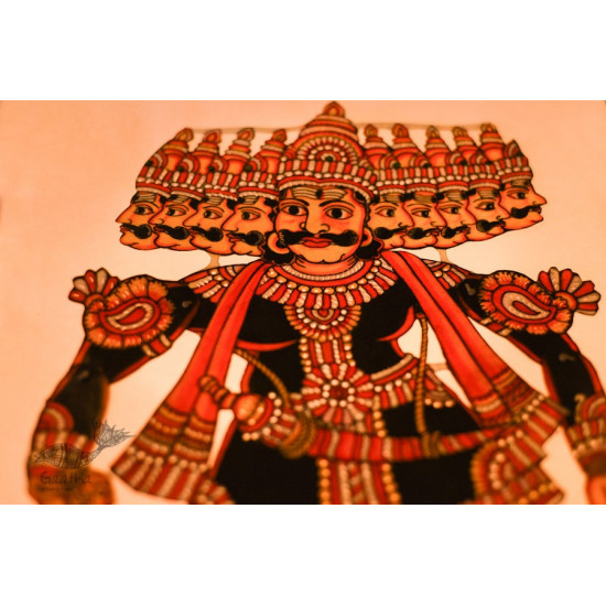 Handmade leather puppet- raavan -6