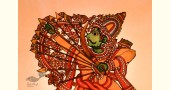Handmade Arjun 's leather puppet