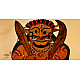 Handmade leather puppet - asur