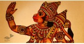 Handmade leather puppet-Hanuman 