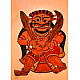 Handmade leather puppet - asur