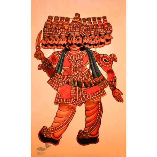 raavan-Handmade leather puppet