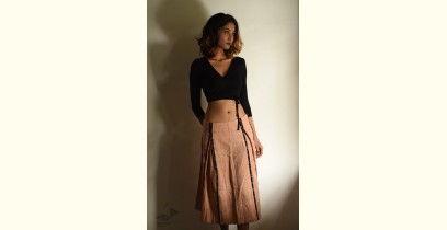 Ikat Handloom Cotton Designer Skirt