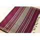 Casual Classics ❊ Everyday Handloom Saree - magenta cotton saree 