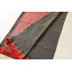 Casual Classics cotton saree - Carbon Black With Red Border