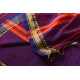 shop pure cotton handloom saree - purple